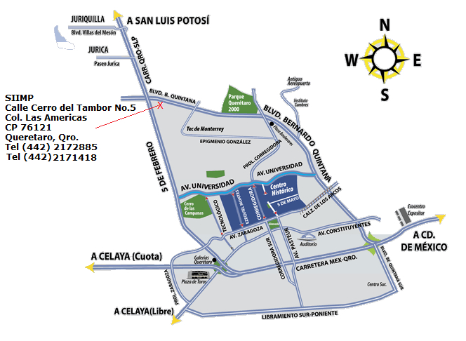 Mapa SIIMP